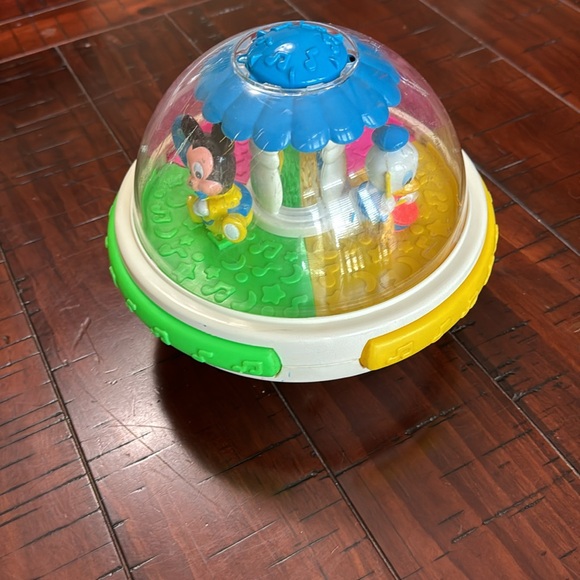Disney Melody Lights Go-Round Baby Mickey Donald Minnie AGES 3-24 Months Vintage - Picture 3 of 6